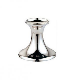 silver modern candle holder by hersey silversmiths