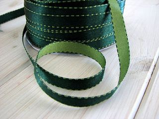 reversible stitched edge satin ribbon by gertie & mabel