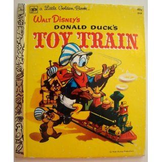 Walt Disney's Donald Duck's Toy Train (A Little Golden Book D18) Jane Werner Books