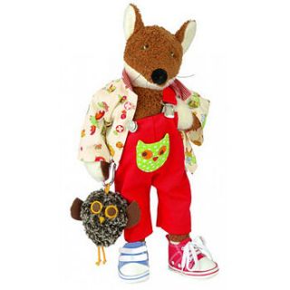 mr. fox learn to dress activity doll by nic nac noo