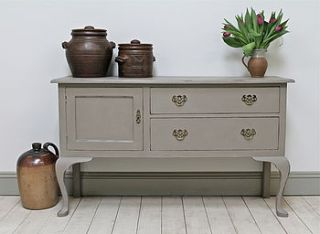 distressed victorian painted sideboard by distressed but not forsaken