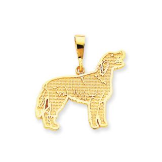 Jewelryweb 14k Irish Setter Pendant