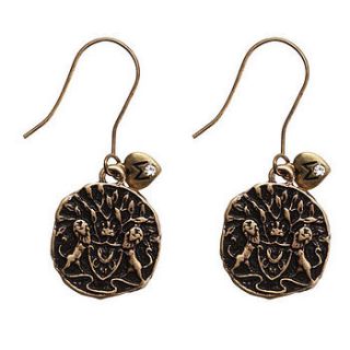 martine wester fortune sweetheart drop earrings last pair by lytton and lily vintage home & garden