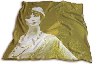 olive mannequin square silk scarf by judy holme