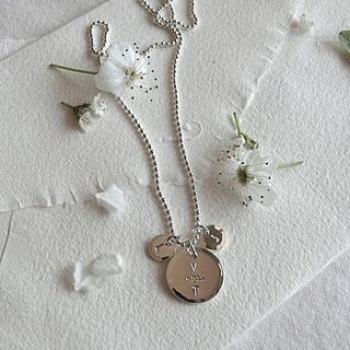 personalised family necklace by vanessa plana