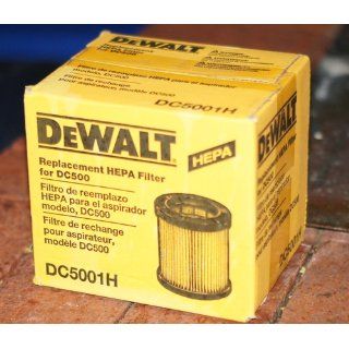 DEWALT DC5001H Replacement Hepa Filter   Vacuum And Dust Collector Filters  