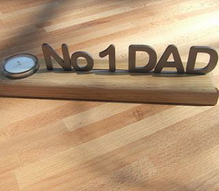 personalised tea light holder by papa dave creative carpentry