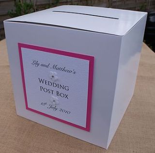 wedding post box by happynestdesign
