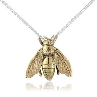 honey bee pendant/necklace by argent of london