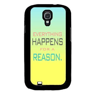 Everything Happens For a Reason Ombre Samsung Galaxy S4 I9500 Case Fits Samsung Galaxy S4 I9500 Cell Phones & Accessories