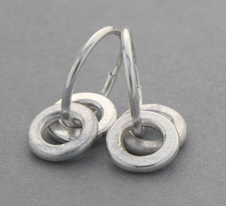 ripple hoop earrings by latham & neve