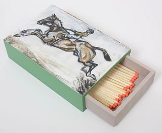 jumping horse matchbox by madebymaddox