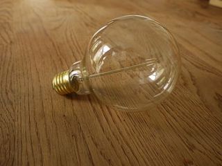 vintage style globe spiral light bulb by dowsing & reynolds