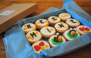 12 bee mine cupcakes by the small cake shop