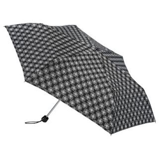 Totes Geometric Compact Umbrella   Black