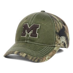 Michigan Wolverines Top of the World NCAA Laylow Camo One Fit Cap