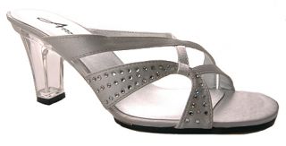 Womens Annie Marlene   Metallic Heels