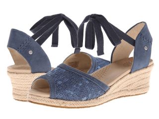 UGG Delmar Woven Womens Shoes (Navy)