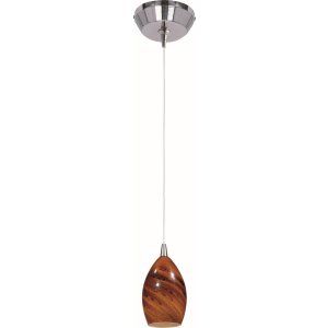 ET2 Lighting ET2 E94340 114SN Satin Nickel Sunset 1 Light RapidJack Pendant and