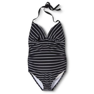 Liz Lange for Target Maternity One Piece Swimsuit   Black/White L