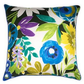 big flower floor cushion by collier campbell