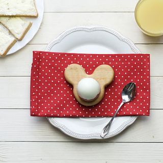 mouse egg cup tea light holder by wooden toy gallery