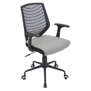 Office Chair Lumisource Network Office Chair   Black/Silver