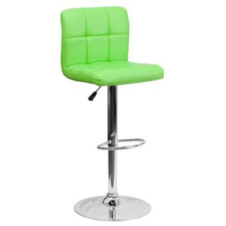 FlashFurniture Contemporary Quilted Vinyl Adjustable Height Bar Stool DS 810 