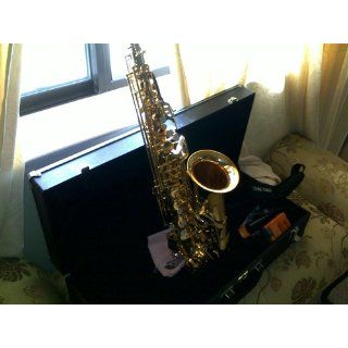 LJ Hutchen Eb Alto Saxophone with Plush Lined Case Musical Instruments