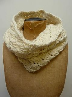 shell crochet snood by rose sharp jones