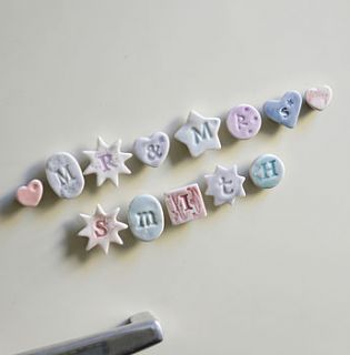 personalised mr & mrs magnets by jo heckett