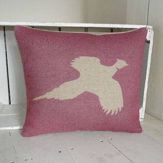 ' country pheasant ' cushion by rustic country crafts