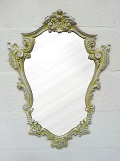 shabby chic vintage mirror by green in mind