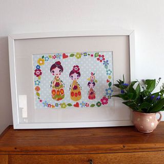 russian doll print by freckleface