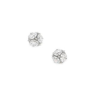 Rozzato 5 CT TW cubic zirconia Diamond Vermeil Stud Earrings