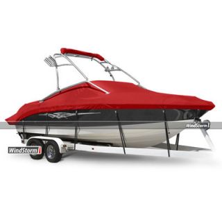 Eevelle WindStorm V Hull Runabout Inboard Boat Cover with Ski Tower