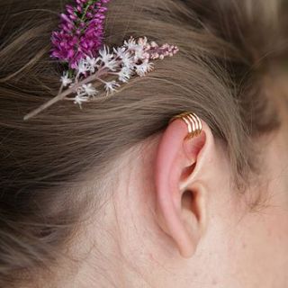 gold plater ear cuff by evj