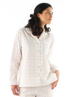 cotton spotty pyjamas by pj pan pyjamas