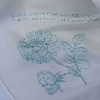 favourite poem silk scarf by seahorse