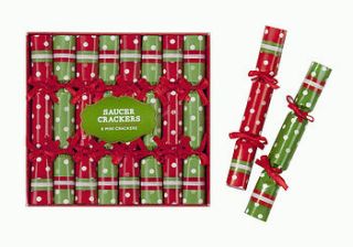 christmas saucer crackers by the 3 bears one stop gift shop
