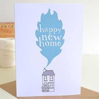 'happy new home' card by becka griffin illustration