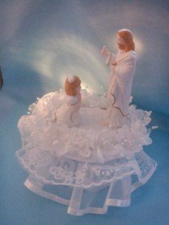 Jesus Gives Communion Cake Top for a Girl  Decorative Cake Toppers  