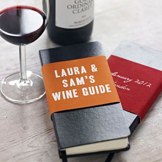 wine tasting notebook by de long