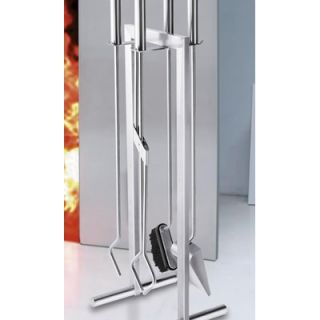 ZACK Calore 5 Piece Stainless Steel Fireplace Tool Set