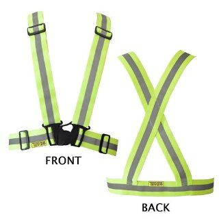 The Tuvizo Reflective Vest provides High Visibility day & night for Running, Cycling, Walking etc. This easily adjustable, lightweight, elastic Reflective Belt Vest/Reflective Running Vest/Cycling Vest/Safety Vest gives a versatile comfortable fit over