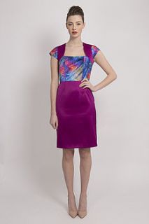square neck printed dress by jrothwell