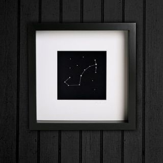 scorpio framed constellation artwork by starology