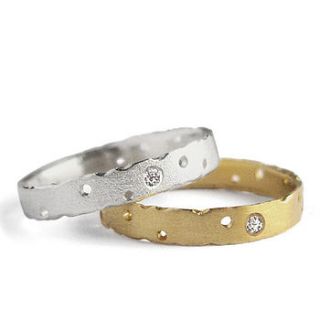 precious ring set with diamonds by kate smith jewellery