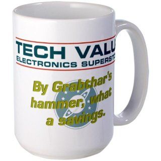 By Grabthar's hammer what a Large Mug Large Mug by  Kitchen & Dining