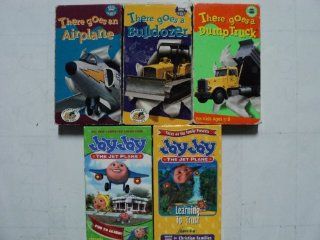 Kids and Children 5 Pack VHS Movies There goes an airplane, There goes a Bulldozer, There Goes a Dumptruck, Jay Jay The Jet Plane (Fun to Learn & Learning to Trust) Movies & TV